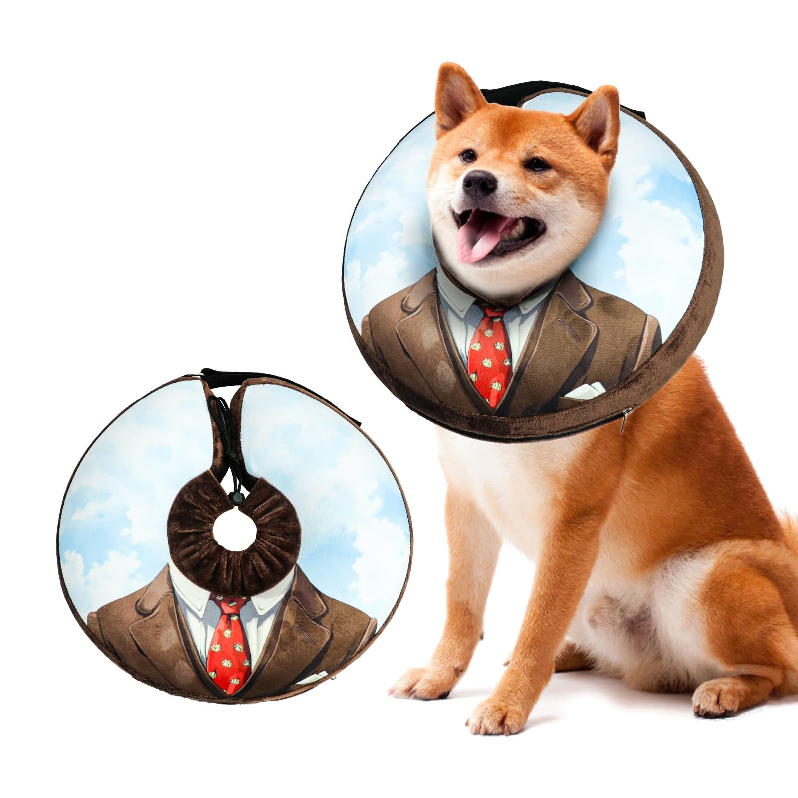 tan tan様首輪 クストラスモール ペットカラー 犬 猫 小型 692946 Amazon | SuplutuX エリザベスカラー 犬 カラー 猫 浮き輪タイプ 首輪